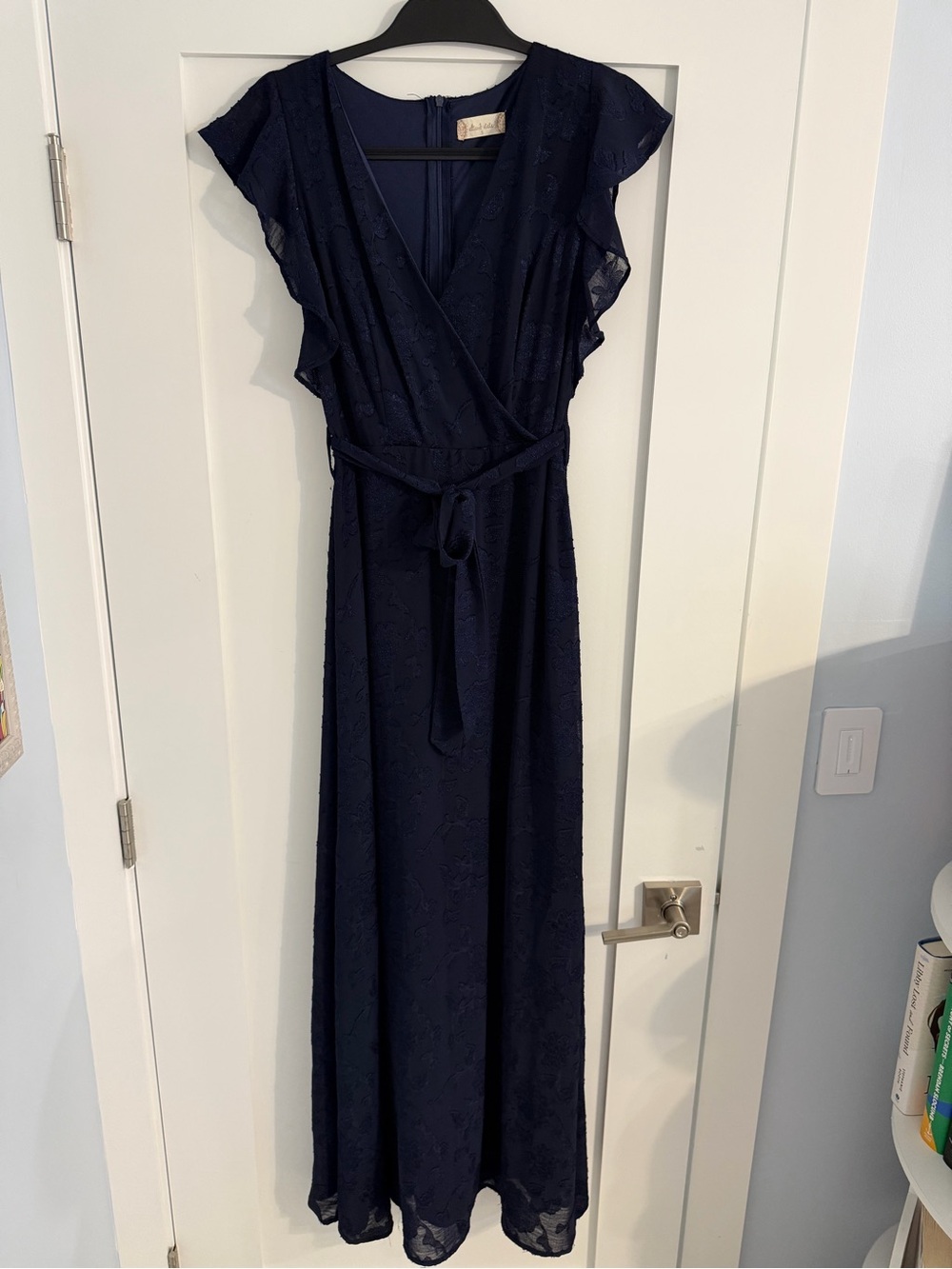 Altar’d State Blue Wrap Maxi Dress